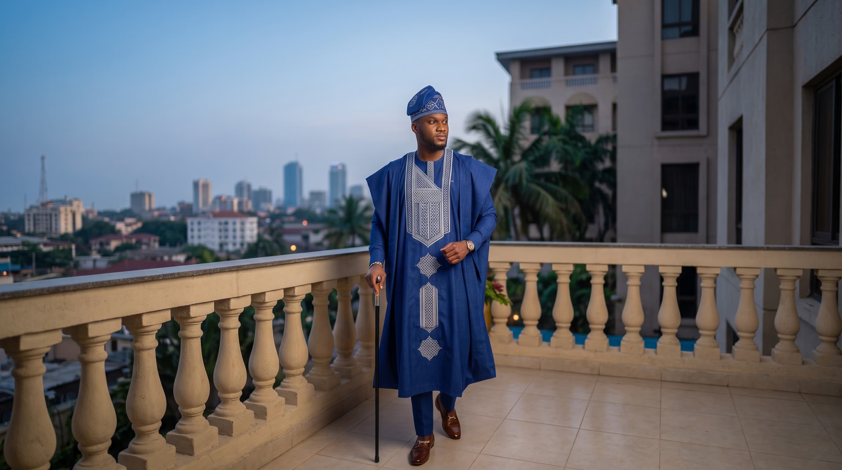 Grand Aso-Oke Agbada